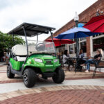 green golf cart